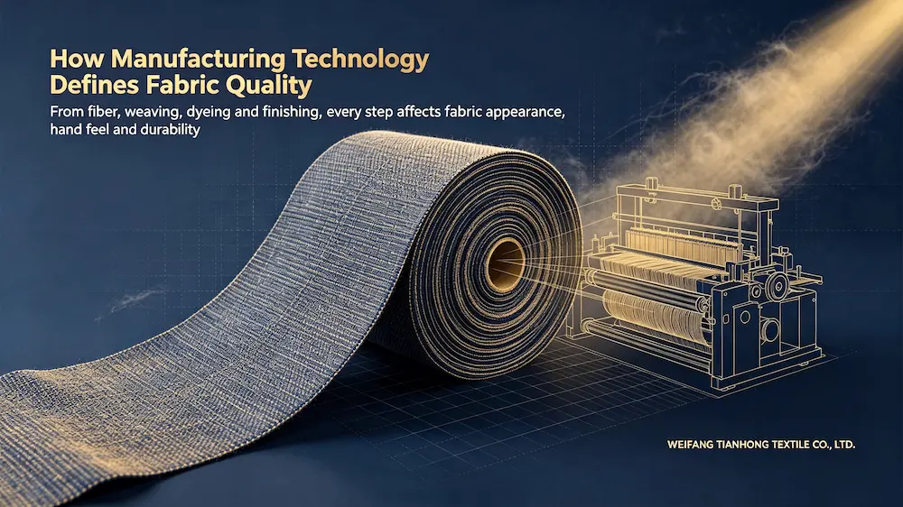 Manufacturing technology determines fabric quality