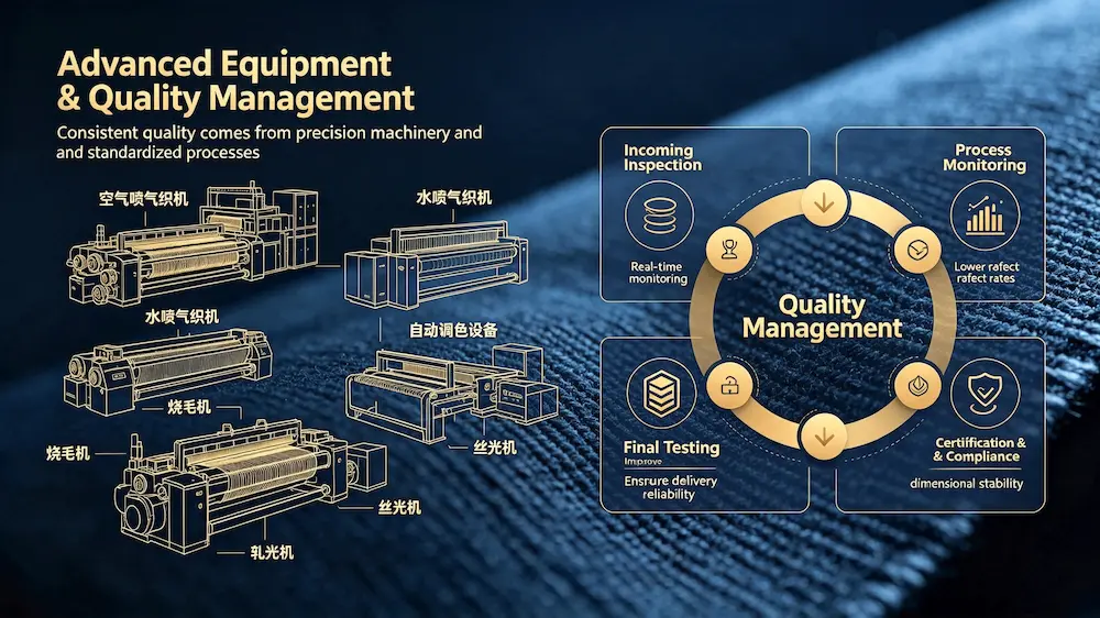 Manufacturing technology determines fabric quality