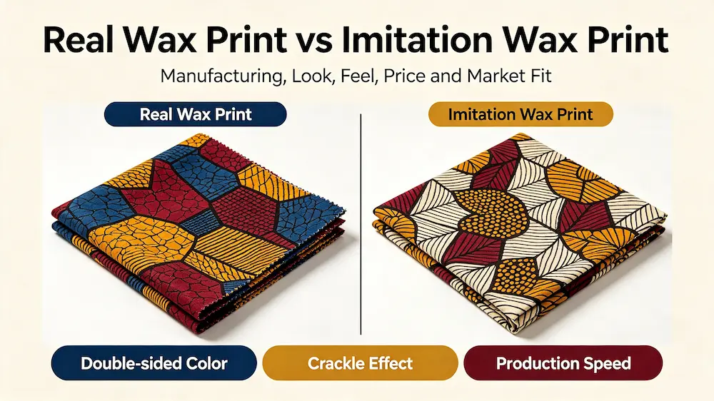 Real Wax Print vs. Imitation Wax Print: Technical Comparison, Process Differences, and Pricing Logic