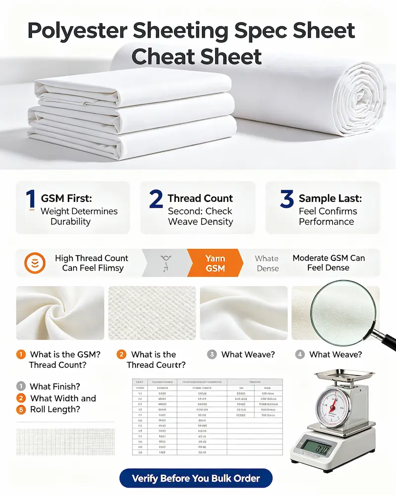 Thread Count vs. GSM: Reading Polyester Sheeting Specs Like a Pro