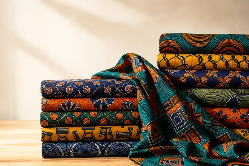 African wax print fabric