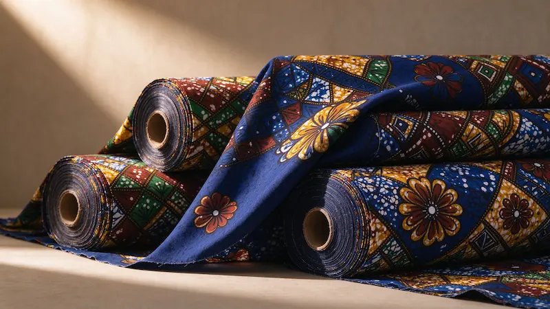 African wax print fabric weight